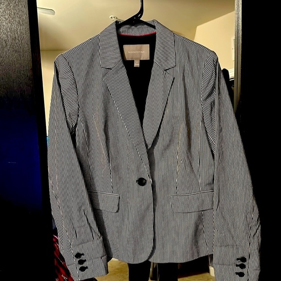 Banana Republic Blue striped blazer - Picture 2 of 6